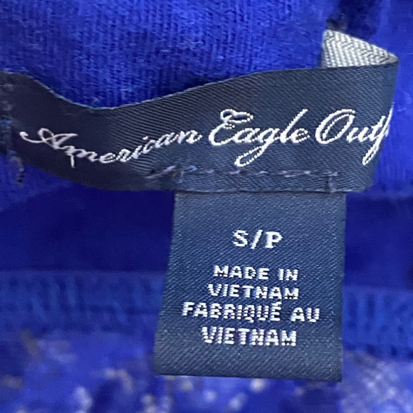 American Eagle royal blue lace bandeau - Picture 4 of 5